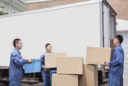Local Whitton packing team preparing fragile items for relocation