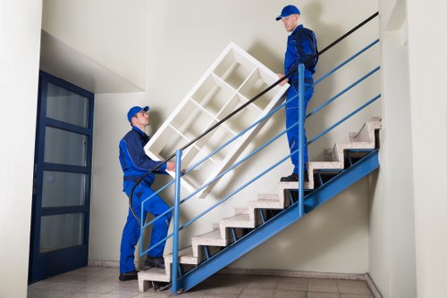 Secure storage unit used for mobile self storage in Whitton