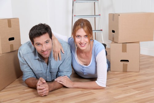 A local Whitton move with boxes and household items